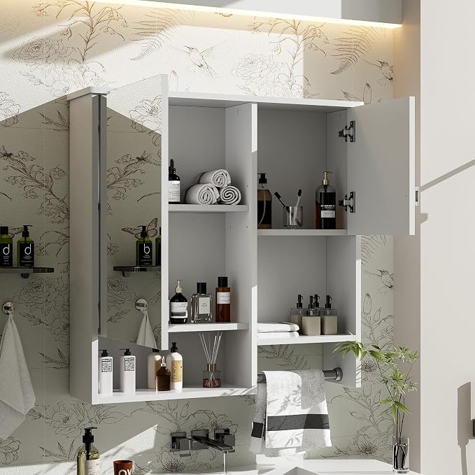 29'' x 28'' Modern Wall Mounted Bathroom Medicine Cabinet, Bathroom Wall - Image 6