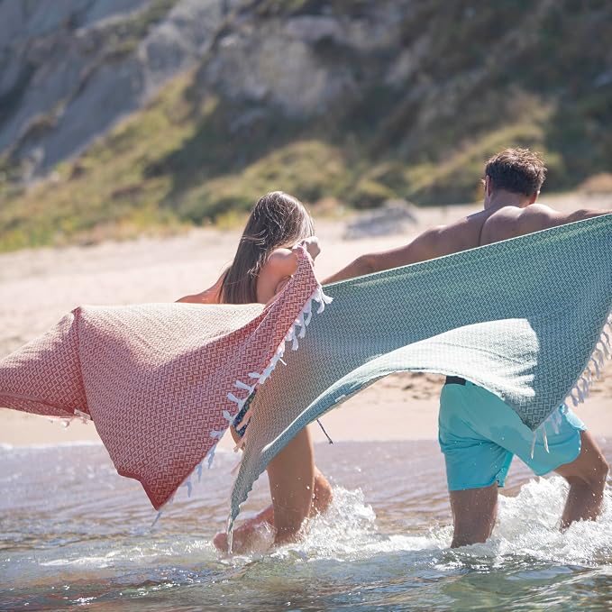 Bazaar Anatolia Turkish Beach Towel 100% Cotton Bath Towels Oversized Quick - Image 2