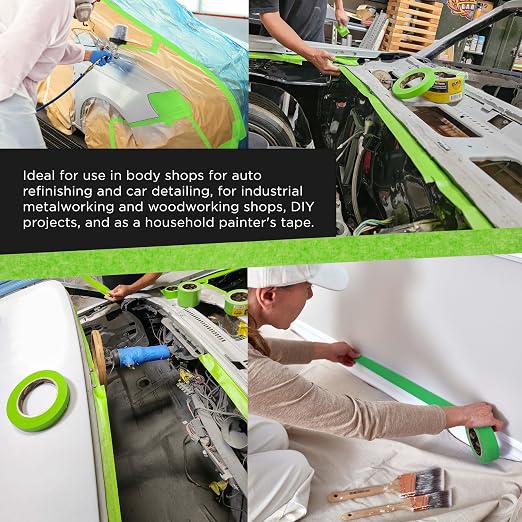 Dura-Gold Green Automotive Masking Tape 3/4 Inch, 4 Rolls - Image 5