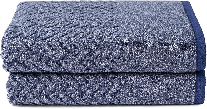 Texere 100% Organic Cotton Jacquard 650 GSM Premium Bath Towel Sets by TexereSilk