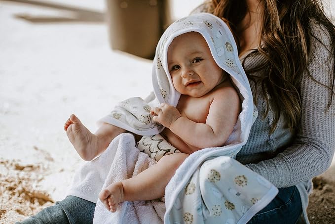 Copper Pearl Hooded Bath Towels Premium Knit/Terry Cloth Baby Towels - Image 8