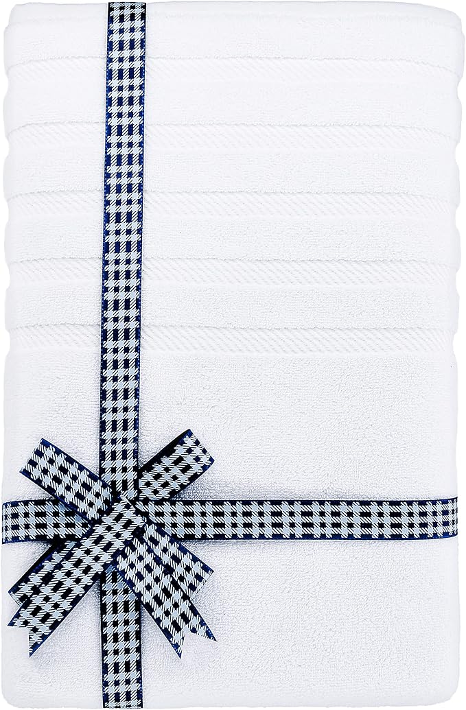 American Soft Linen 35x70 Jumbo Large Bath Towels, 600 GSM 100% Cotton Turkish - Image 4
