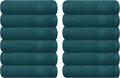 GLAMBURG Ultra Soft 12-Piece Washcloths Set 13x13-100% Ringspun Cotton by GLAMBURG
