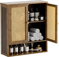 HITNET Bamboo Medicine Cabinet, Wall Mounted Bathroom Cabinet by HITNET