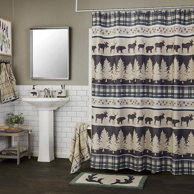 SKL Home Yellowstone Grand Teton Bath Towel, Taupe 50.00" x 27.00" - Image 5