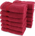 SALBAKOS 100% Turkish Cotton Washcloth Set of 12 13x13 inch | Heirloom Quality by SALBAKOS