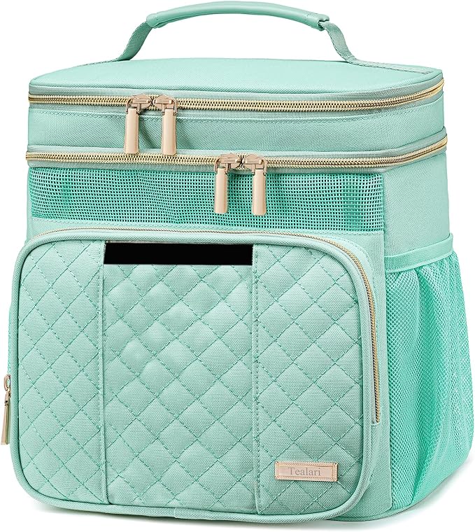 Large Toiletry Bag for Women Men, Bathroom Bag, Water Resistant Shower Bag by Tealari