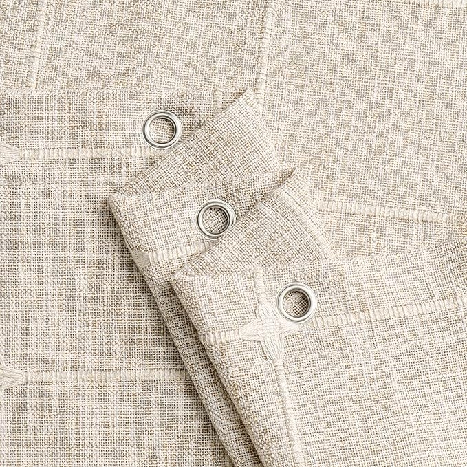 MitoVilla Boho Farmhouse Shower Curtain Set, Modern Boho Shower Curtains - Image 4