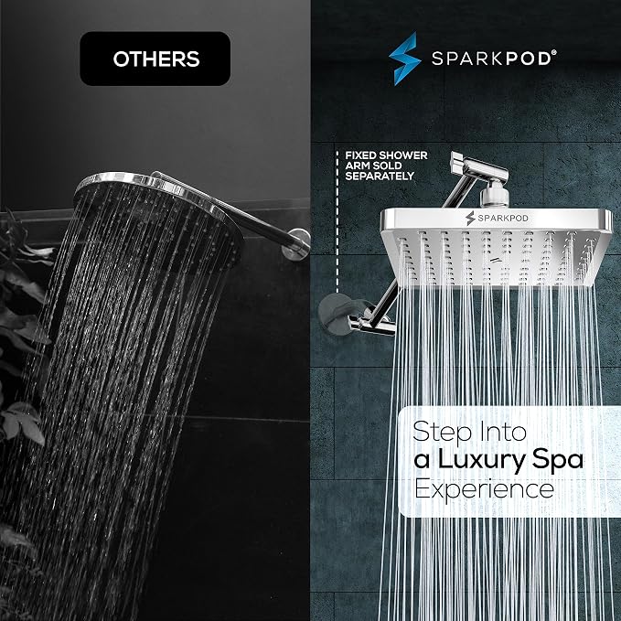 SparkPod Square Rain Shower Head - Image 2
