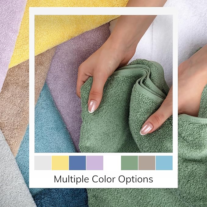 TEXTILOM 6 Pcs Bath Towel Set – Hotel and Spa Quality & Soft & Absorbent & - Image 7
