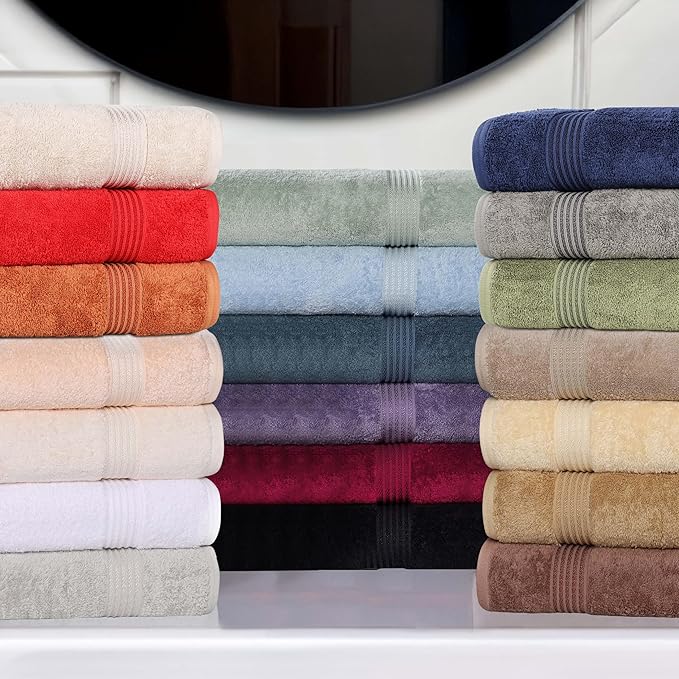 Superior Egyptian Cotton 10-Piece Face Towel Set, Small Towels - Image 9