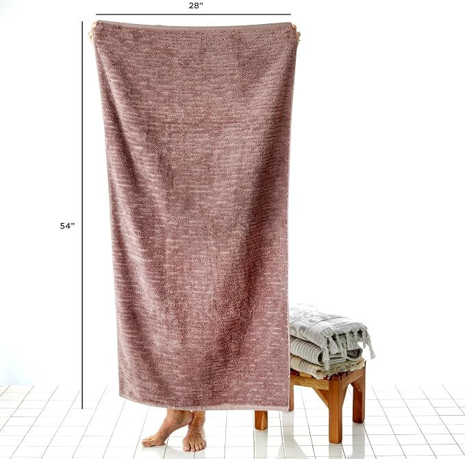 SKL Home CloudSoft Cotton Luxury 6-Piece Towel Set, Soft Plum - Image 6
