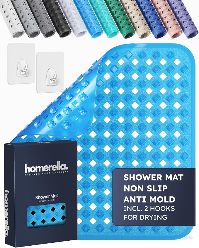 homerella® Shower Mat Non Slip Anti Mold, Non Slip Shower Mats by Homerella