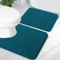 OLANLY Bathroom Rugs Sets 2 Piece, Soft Absorbent Chenille Bath Mats and by OLANLY