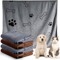 Chumia 4 Pcs Dog Towels for Drying Dog Puppy Bulk Microfiber Absorbent Paw by Chumia