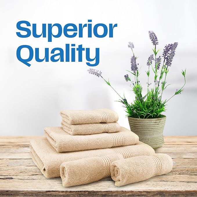 EastNBlue Lara Premium Bath Towel Set 6 Piece - Image 3