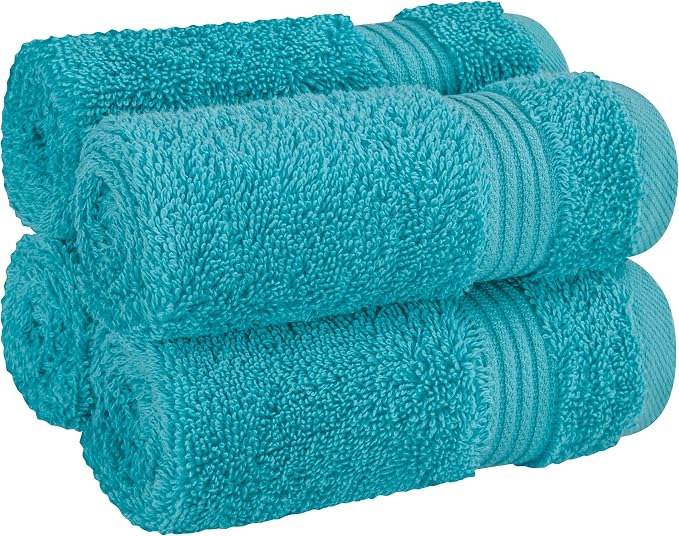 Cotton Paradise 100% Cotton Turkish Washcloth Set - Image 6