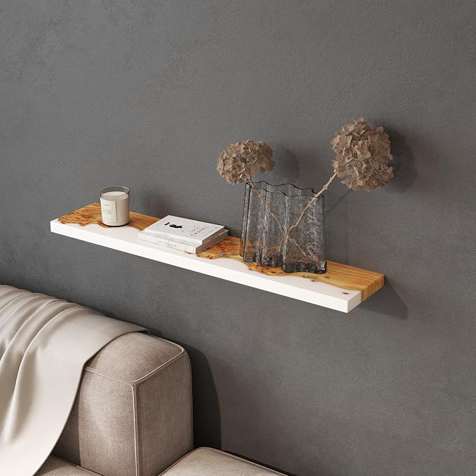 RWA Straight Edge Floating Shelf – Unique Wood Floating Shelf - Image 3