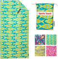 4Monster Microfiber Beach Towel Quick Dry, Super Absorbent Lightweight Travel by 4Monster