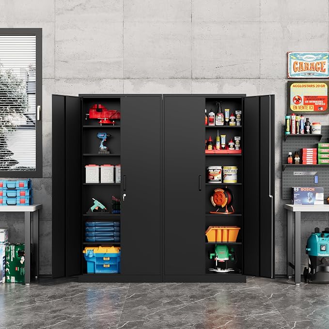 Metal Storage Cabinet-72” Tall Steel File Cabinet - Image 5