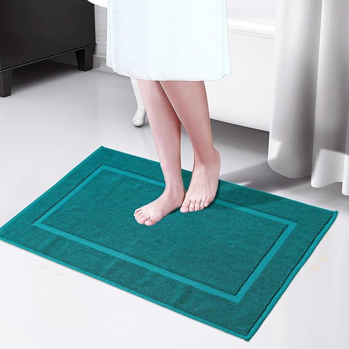 HILLFAIR-900 GSM-100% Ringspun Cotton Floor Towels mat- Hotel-Spa Tub-Shower - Image 5
