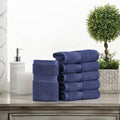 BLUENILEMILLS BNM Egyptian Cotton 6-Piece Towel Set, Includes 6 Face Towels by Blue+Nile+Mills