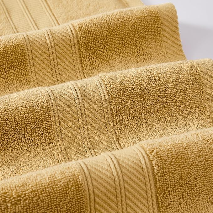 Modern Threads Trefoil Filigree 6-Piece 100% Cotton Towel Set – Reversible Yarn - Image 3