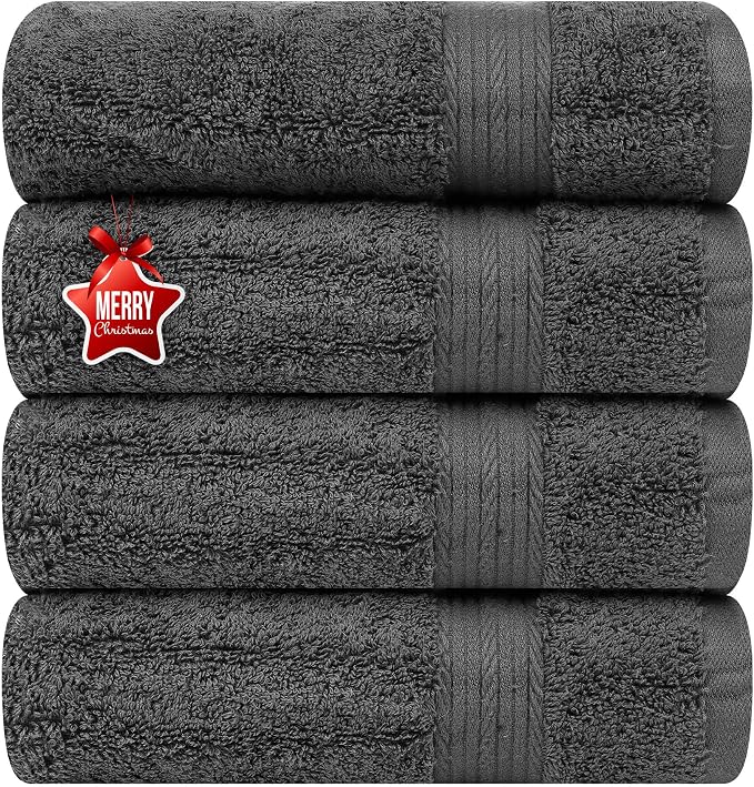Ample Decor Hand Towel 18 X 28 Inch 600 GSM 100% Cotton, Soft Absorbent by AmpleDecor
