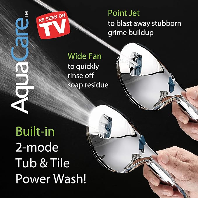 Hotel Spa AquaCare As-Seen-On-TV High Pressure Handheld & Rain 50-mode 3-way - Image 4
