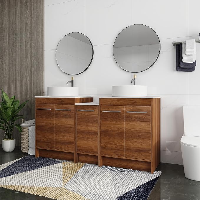 60 Inch Bathroom Vanity with Sink, Mordern Bathroom Vanity, Single Sink by ARTCHIRLY