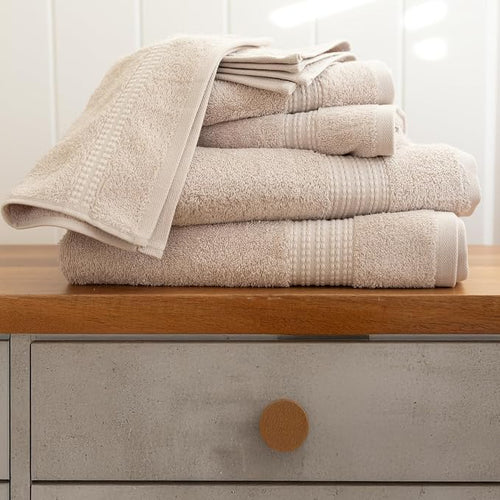 100% Turkish Cotton Towel Set of 6 by VivaMaison