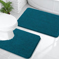 OLANLY Bathroom Rugs Sets 2 Piece, Soft Absorbent Chenille Bath Mats and by OLANLY