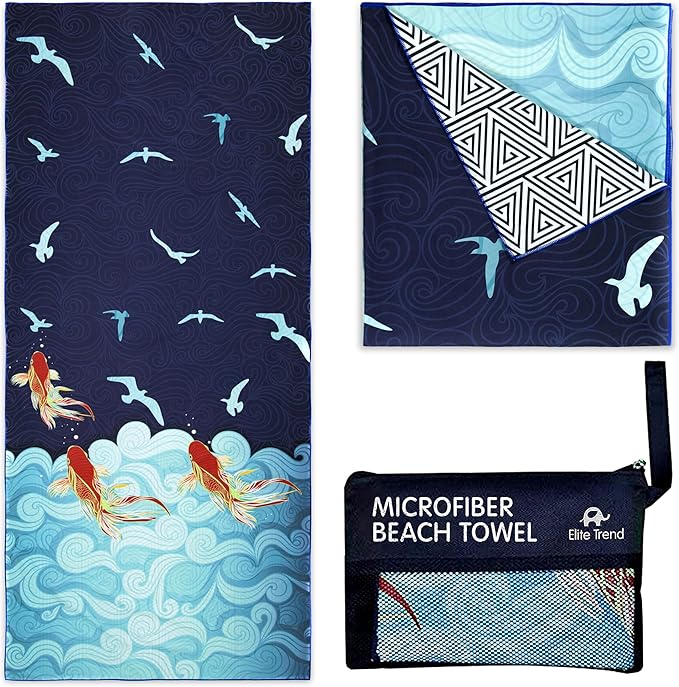Quick Dry Towel Extra Large 78x35 Inch by EliteTrend%C2%AE