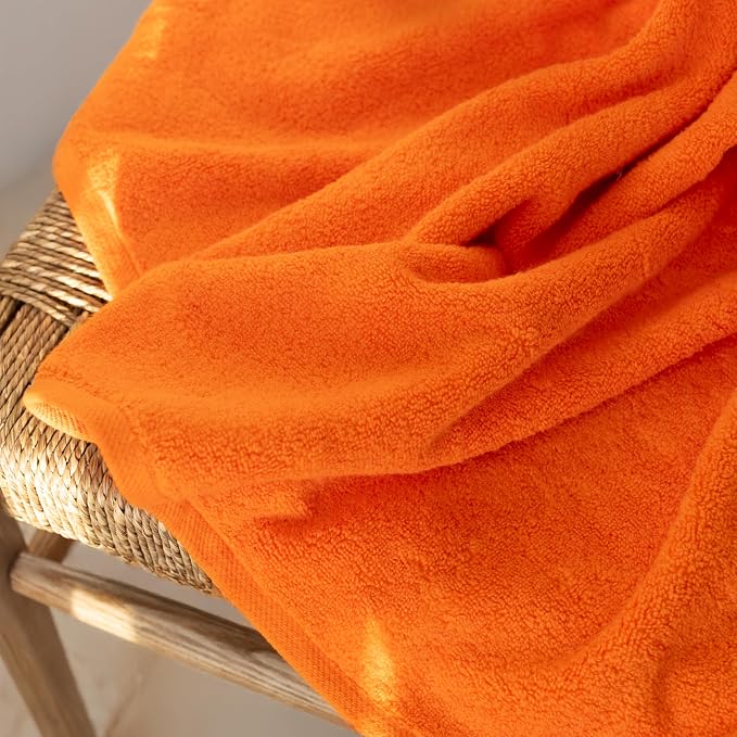 SALBAKOS 100% Turkish Cotton Jumbo Bath Sheet Towel Oversized 40x80 inch | - Image 3