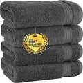 Cotton Paradise Hand Towels for Bathroom, 100% Cotton Turkish 4 Piece Hand by UNITEDHOMETEXTILE