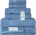 SALBAKOS 100% Turkish Cotton 6-Piece Towel Set | Heirloom Quality Hotel & Spa by SALBAKOS