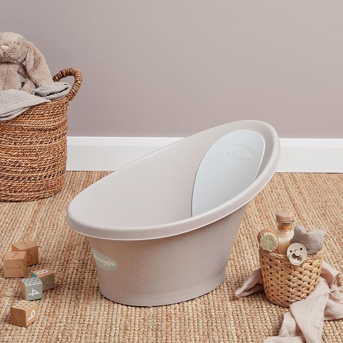 Shnuggle Newborn Baby Bath | Built in Support Bump and Soft Backrest | Suitable - Image 6
