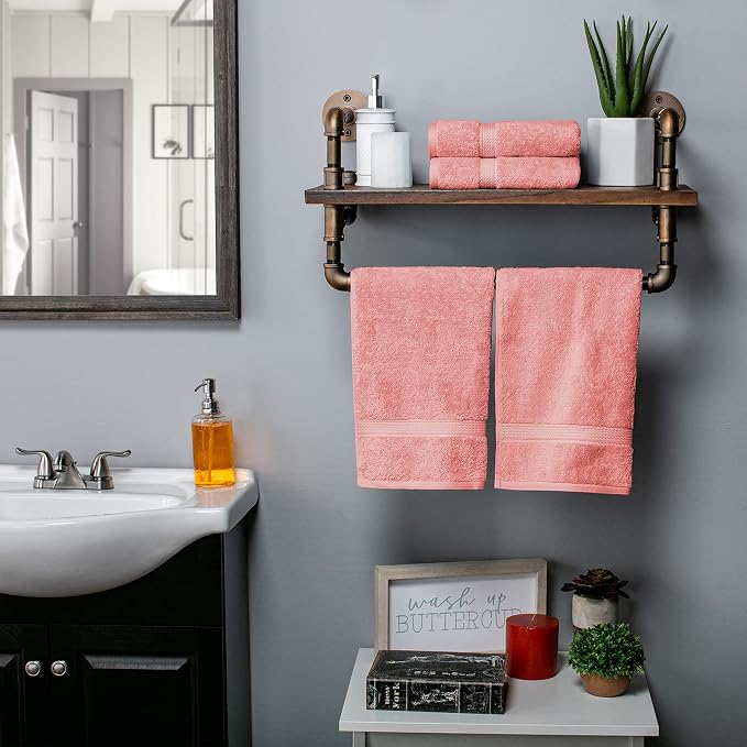 BLUENILEMILLS BNM Egyptian Cotton 4-Piece Towel Set, Includes 4 Hand Towels by Blue+Nile+Mills