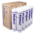 Clear BioSeal Waterproof Caulk & Sealant 100% RTV Silicone Sealant, 10oz by BladeDepot