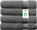 Delara Organic Cotton Luxuriously Plush Bath Towel Pack of 4 | GOTS & OEKO-TEX by Delara