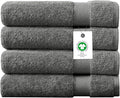 Delara Organic Cotton Luxuriously Plush Bath Sheet Pack of 4 | GOTS & OEKO-TEX by Delara