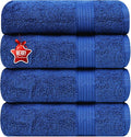 Ample Decor Hand Towel 18 X 28 Inch Set of 4 600 GSM 100% Cotton, Oeko Tex by AmpleDecor