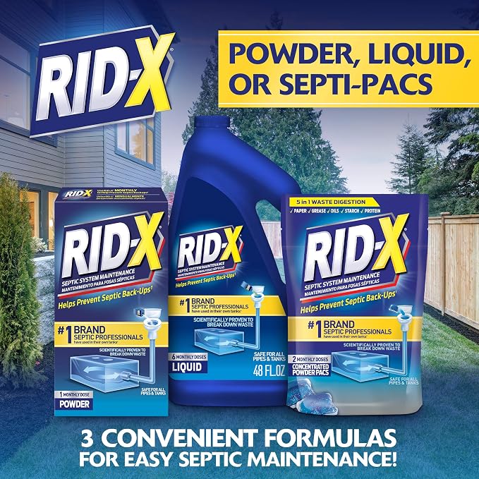 Rid-X Septic Treatment 3 Month Supply Powder, 29.4 Ounce - Image 7