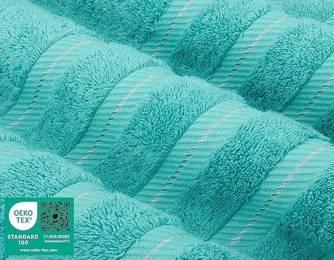 American Soft Linen Premium 3 Piece Towel Set, 1 Bath Towel 1 Hand Towel 1 - Image 4