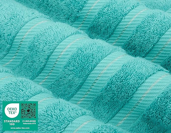 American Soft Linen Luxury 6 Piece Towel Set, 2 Bath Towels 2 Hand Towel 2 - Image 4