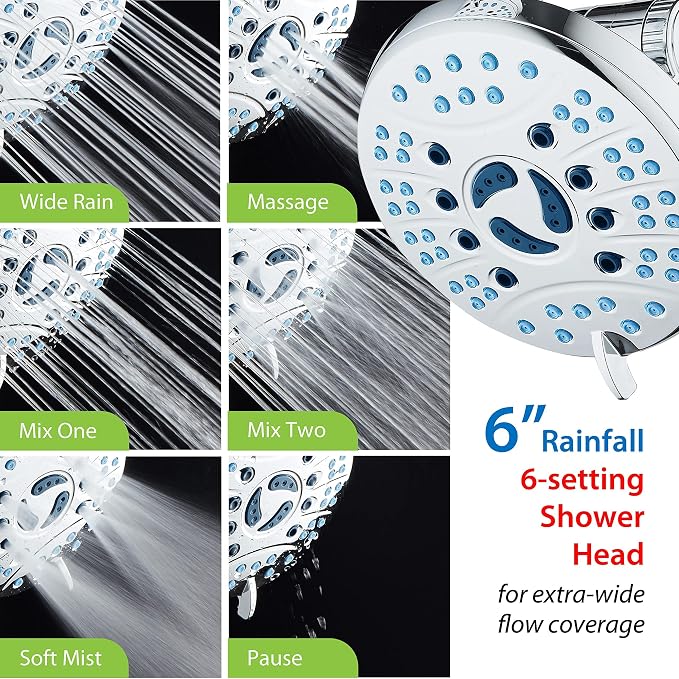 Hotel Spa AquaCare for California As-Seen-On-TV High Pressure Handheld Rain - Image 8