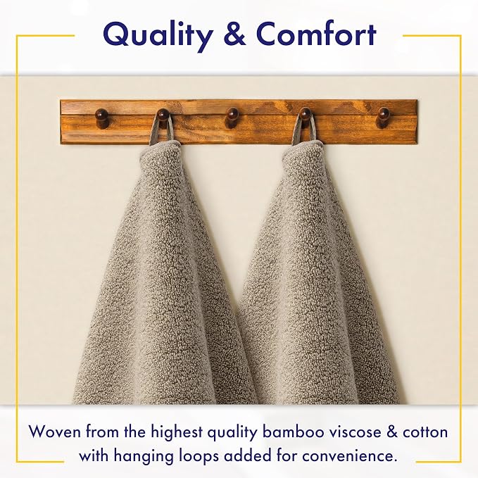 Ultra Soft & Plush Viscose from Bamboo Bath Towels - Image 4