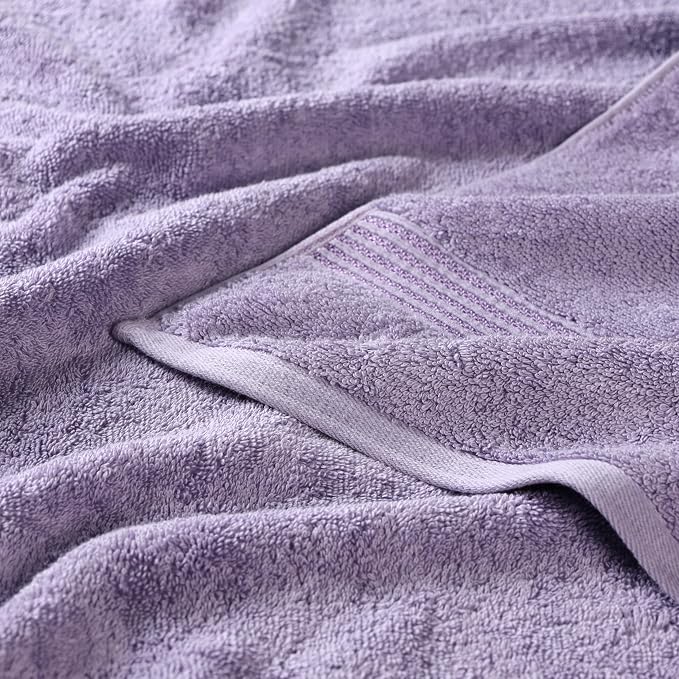Superior Egyptian Cotton 2-Piece Bath Sheet Towel Set, Oversized Body Towels - Image 4