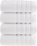 HALLEY Turkish 4 Pack Premium Bath Towels 650 GSM Highly Absorbent Super Soft by HALLEY-TurkishCottonTowels