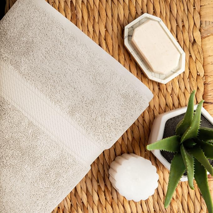 BLUENILEMILLS BNM Premium Quality Egyptian Cotton Towels, 6-Piece Ultra-Soft - Image 7